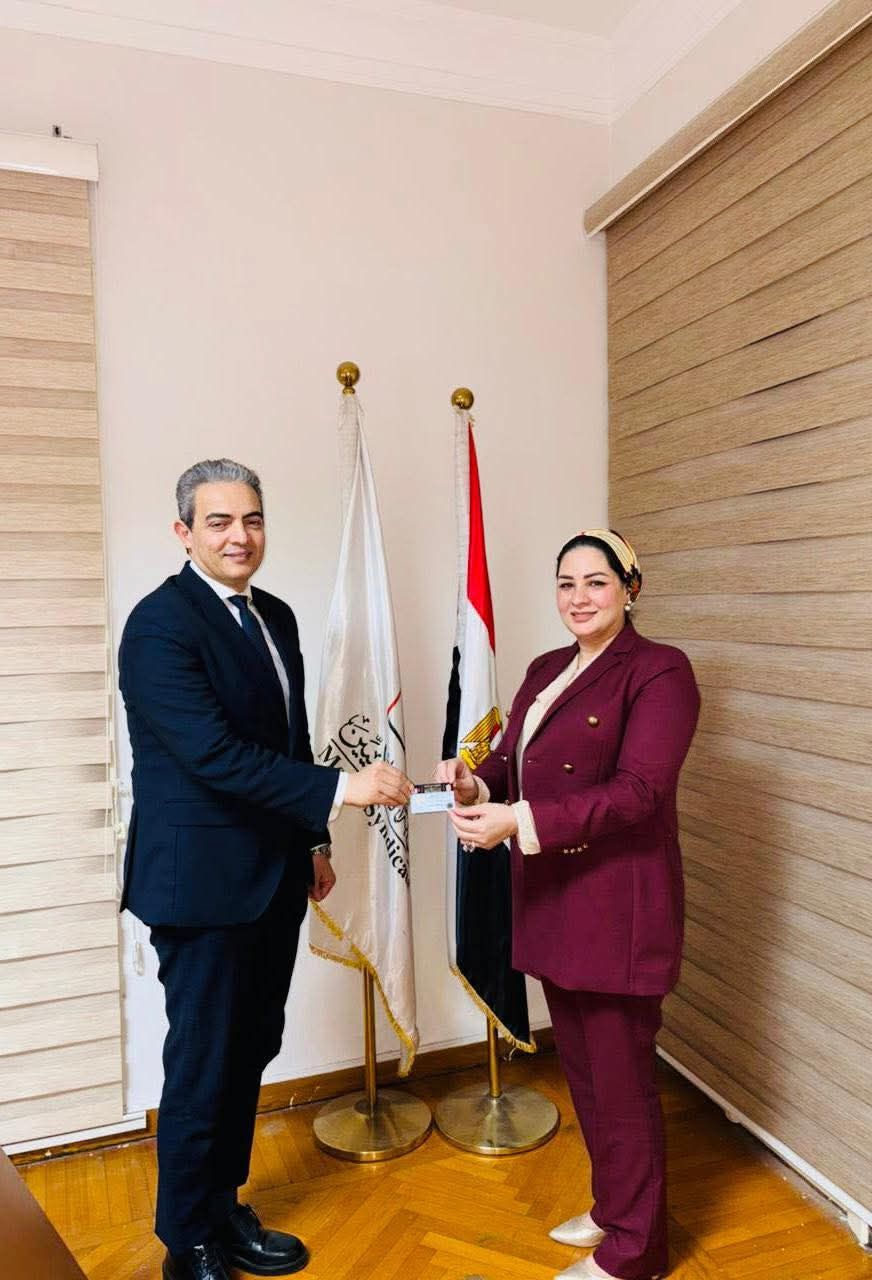 نقيب الإعلاميين يعيّن شيرين فتحي مستشارًا للنقيب للشؤون السياسية والحزبية