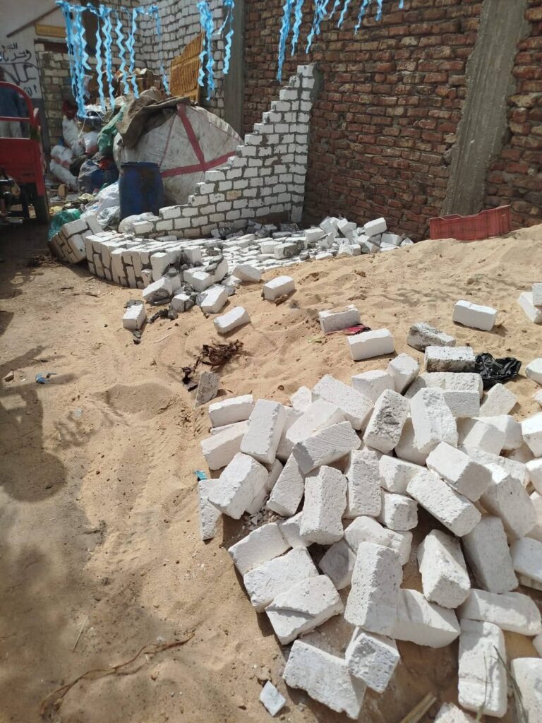 fb_img_17735003889766820689492664280064-768x1024 إزالة ٤ حالات بناء مخالف بمدينة البياضية.. وتنفيذ حملات نظافة وتمهيد للطرق بقرى المدينة