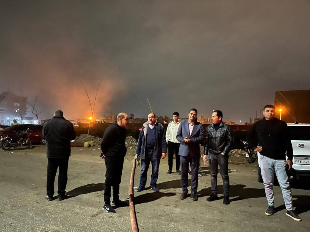 fb_img_1773532430540401610237419752081-1024x768 محافظ الدقهلية يتابع ميدانيًا السيطرة على حريق مصنع عقل بطلخا واستمرار أعمال الإطفاء والتبريد