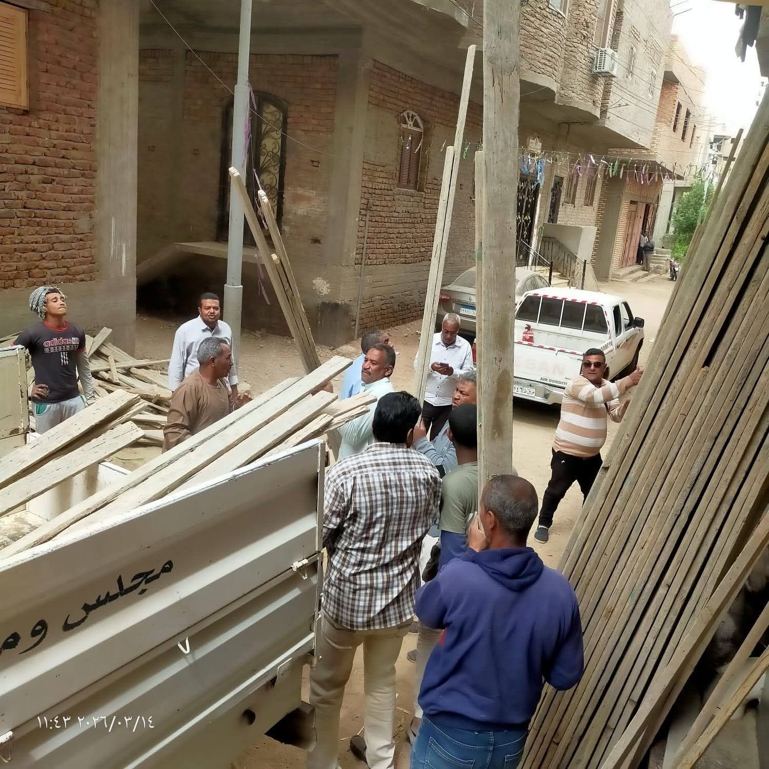 إنطلاق حملات مكبرة لإزالة التعديات بمركز أرمنت بالتزامن مع عطلة العي