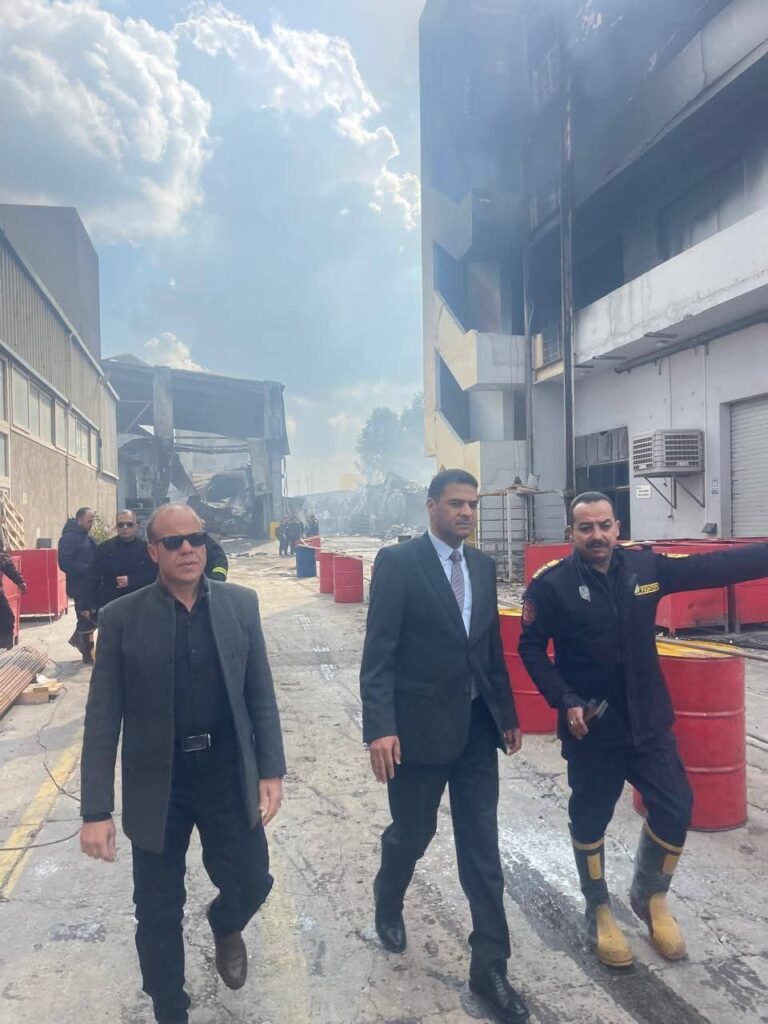 fb_img_17736145592638746032281954502635-768x1024 تابعت محافظة الدقهلية منذ اللحظة الأولى للحريق الذي اندلع بمصنع "عقل" بمدينة طلخا