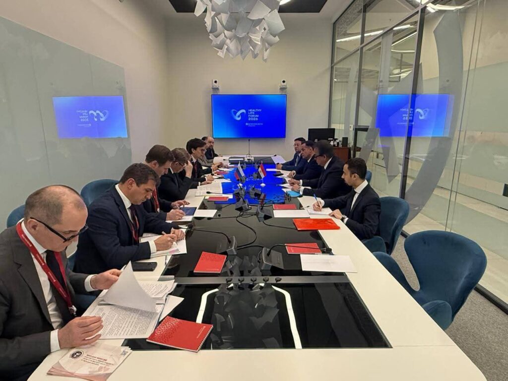 fb_img_1773744302003897390512513288320-1024x768 وزير الصحة يلتقي نظيره الروسي لبحث ملفات التعاون المشترك على هامش منتدى «الحياة الصحية» في موسكو