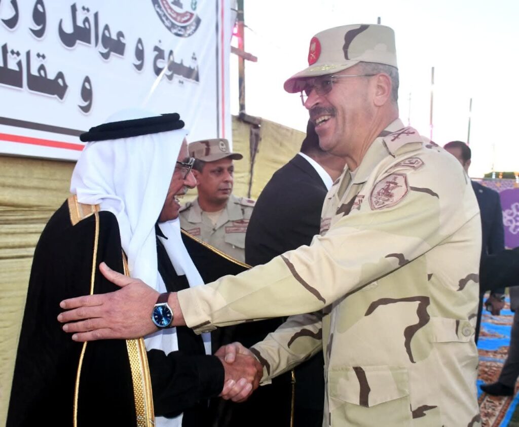 fb_img_17739103167175499083707441736488-1024x843 المتحدث_العسكرى : قيادة الجيش الثانى الميدانى تنظم لقاءً وحفل إفطار لعدد من شيوخ وعواقل شمال سيناء ...