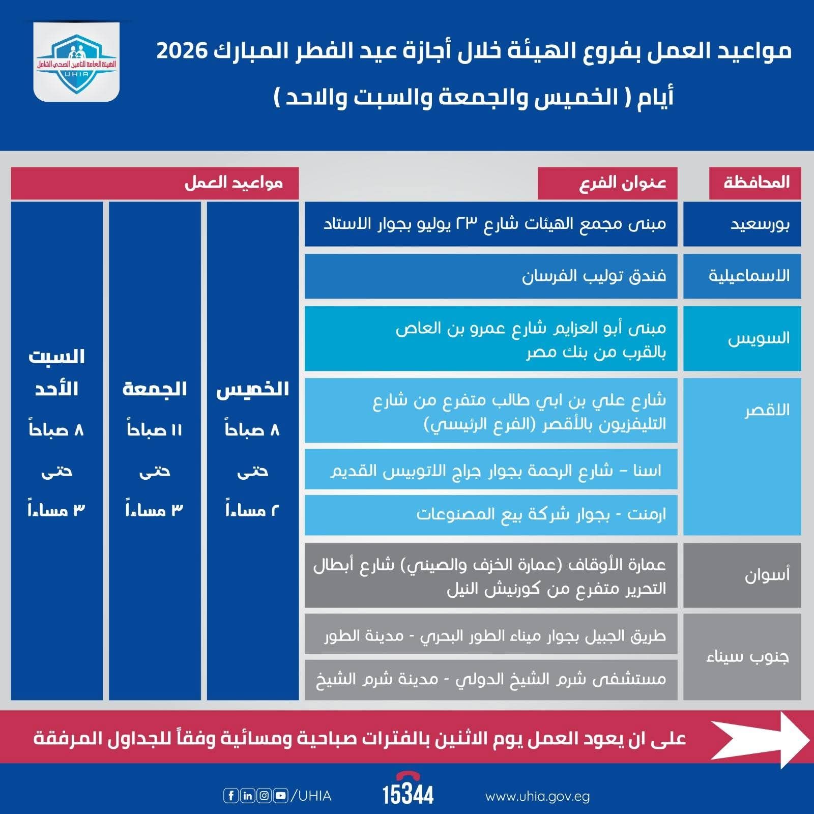 بيان صادر عن الهيئة العامة للتأمين الصحي الشامل
