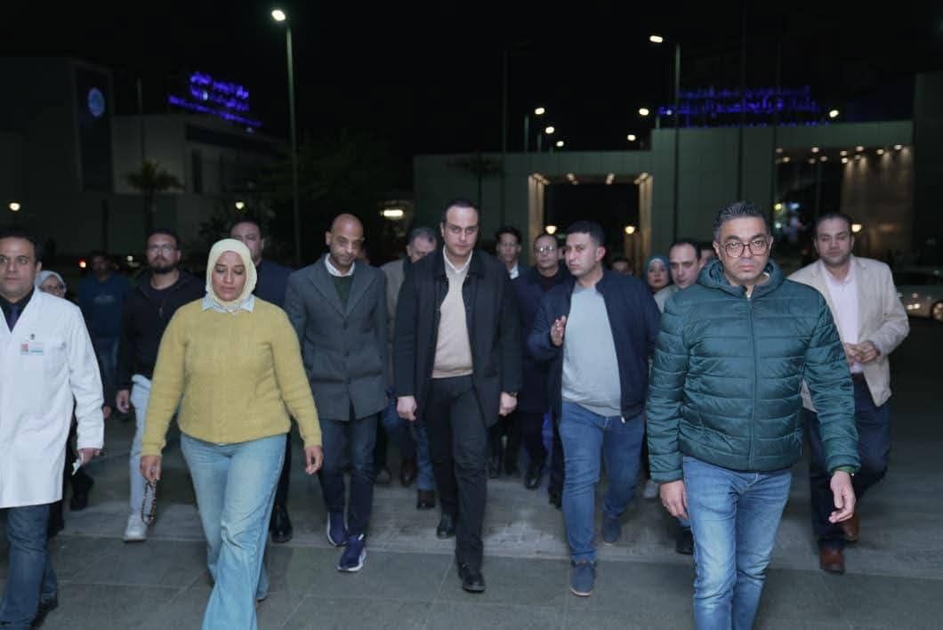 رئيس هيئة الرعاية الصحية في جولة ليلية مفاجئة لمتابعة سير العمل والاطمئنان على تنفيذ خطة التأمين الطبي لاحتفالات عيد الفطر المبارك بمحافظات إقليم القناة