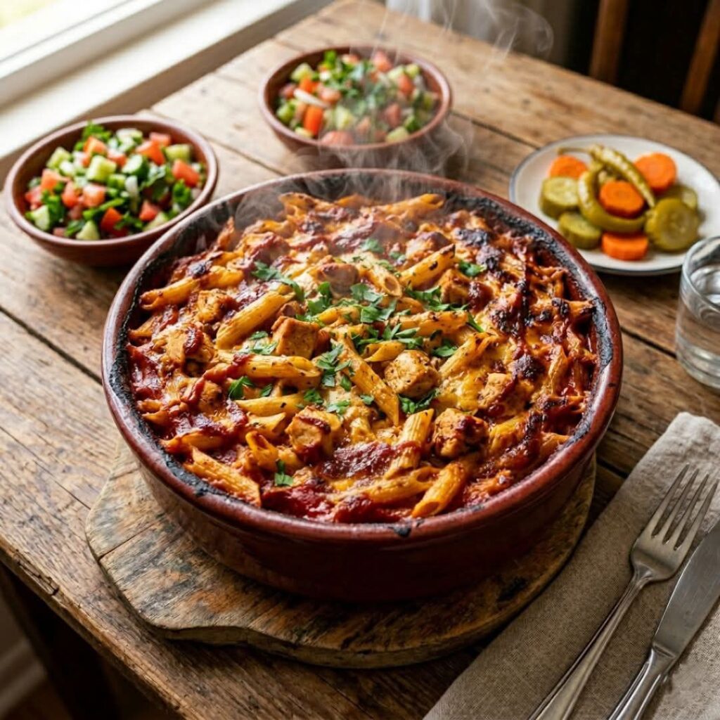 fb_img_17745081910028172524115544027989-1024x1024 لو عايزة تعملي طاجن المكرونة بالفراخ زي بتاع محلات الكشري وأحلى كمان، ركزي معايا بقى 😋