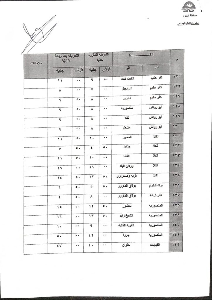 img-20260310-wa00377698825461853489029-723x1024 تعريفة الأجرة للسرفيس والاقالبم بالجيزة بعد زيادة البنزين والسولار