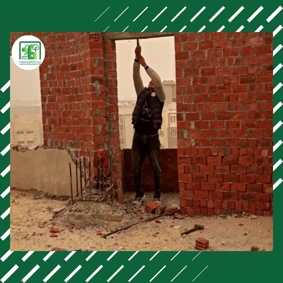 زعفر” إزالة أعمال بناء مخالفة بقطعتين سكنيتين بالحي الأول