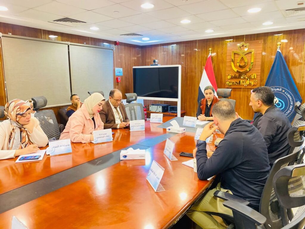 10010205312501666818924479464-1024x768 بناءً على تكليفات مدير عام فرع هيئة الرعاية الصحية ببورسعيد لرفع درجة الاستعداد القصوى