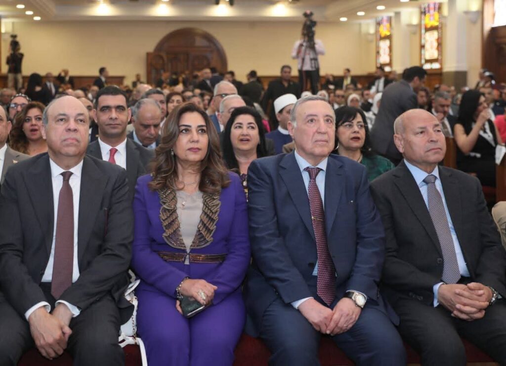 fb_img_17759145862013418512730018237383-1024x741 وزيرة التنمية المحلية والبيئة تشارك في احتفالية الطائفة الإنجيلية بعيد القيامة المجيد