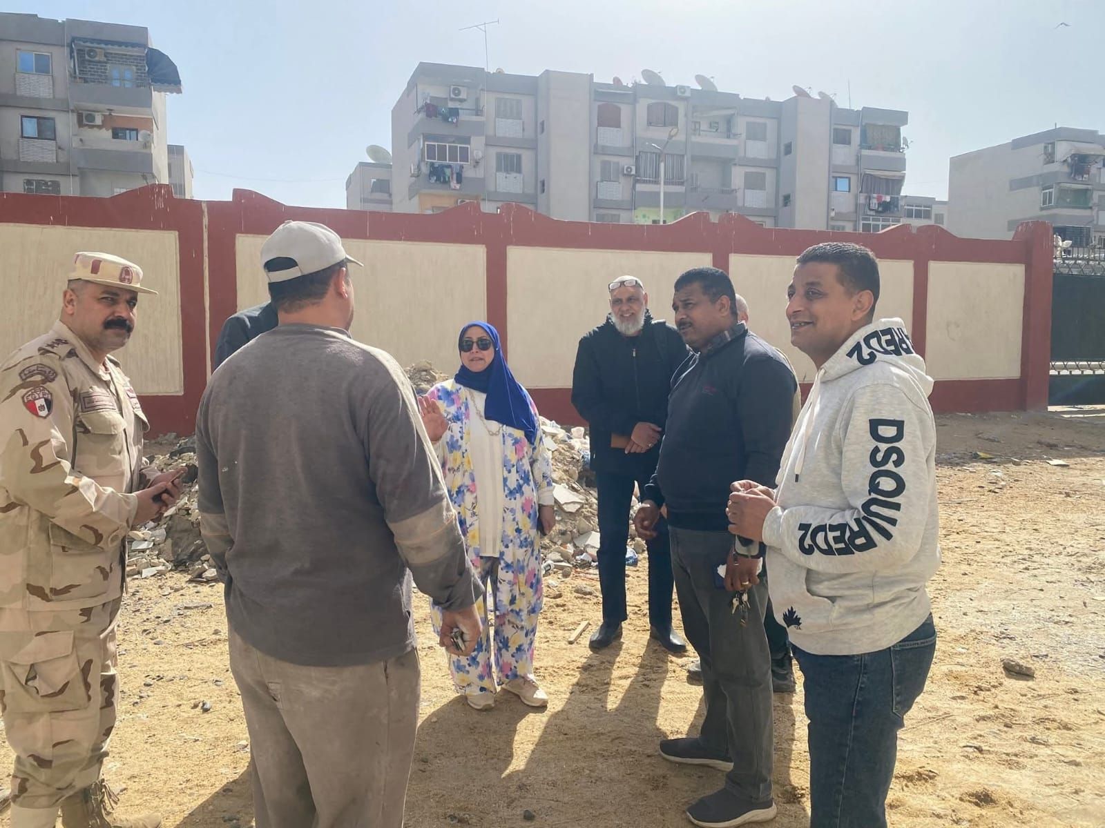 وكيل الوزارة بالسويس تتفقد مدارس تحت الإنشاء لمتابعة نسب التنفيذ وإلغاء الفترات المسائية