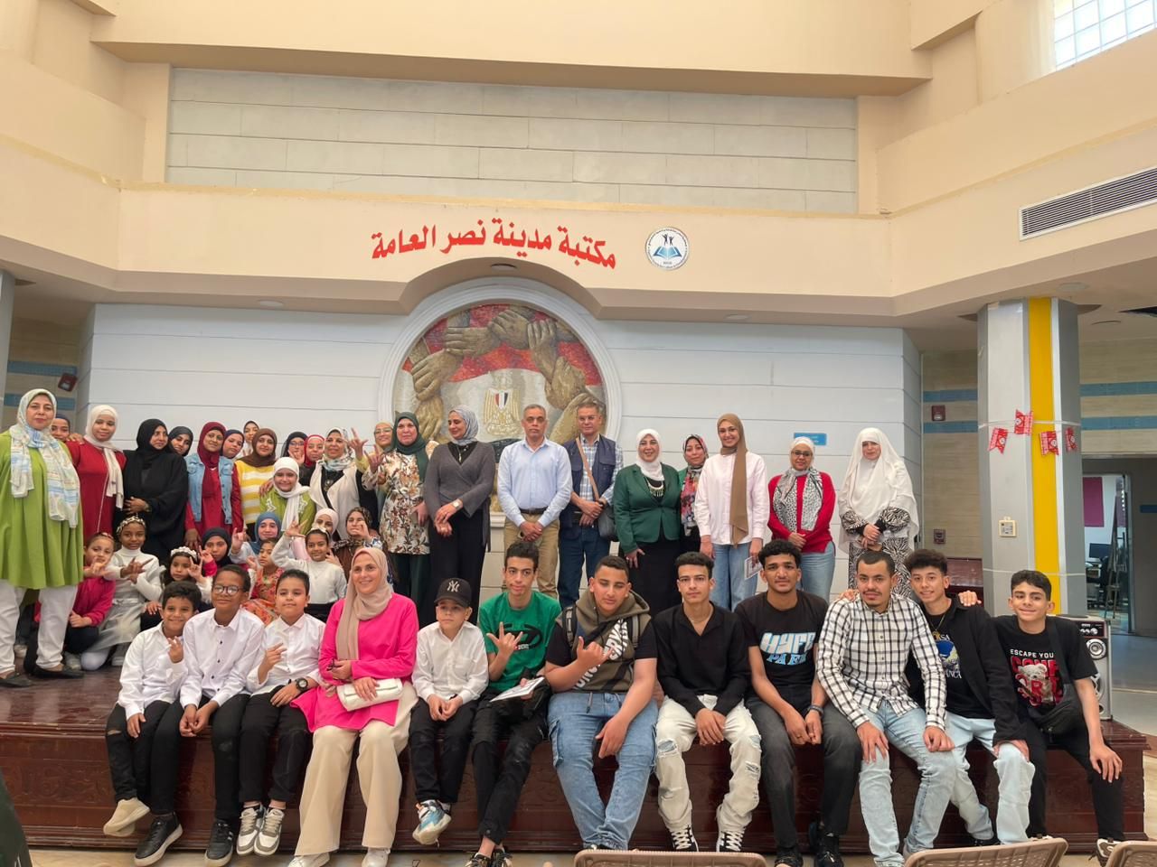 أبناء جمعية «البلد اليوم» يشاركون فى احتفال مكتبة مدينة نصر العامة باليوم «العالمي للتراث»