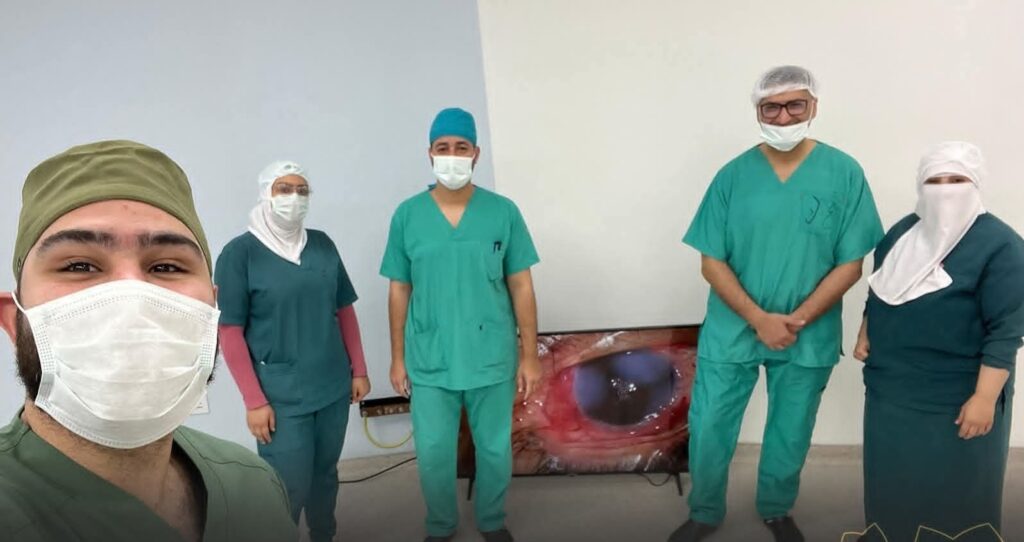 img-20260422-wa00288490661857622860117-1024x542 إنقاذ بصر سيدة من فقدان الرؤية بسبب المياه الزرقاء بعد تدخل جراحي ناجح بمجمع السويس الطبي