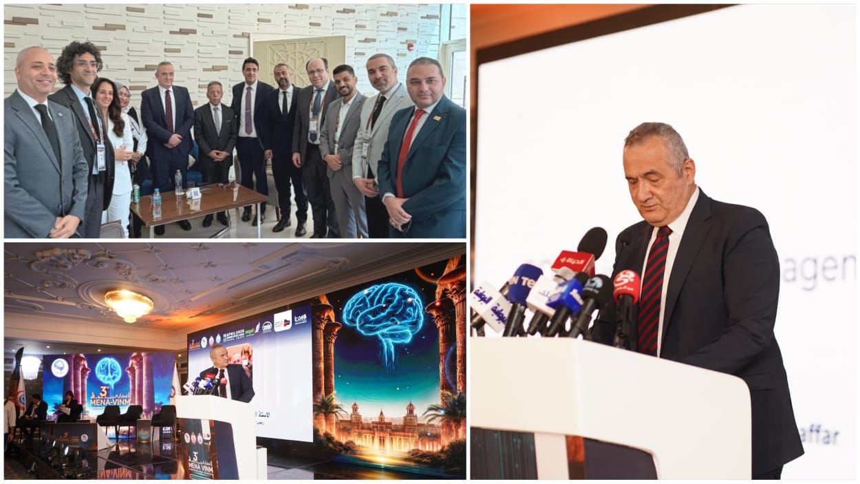 رئيس هيئة المستشفيات والمعاهد التعليمية يلتقي أعضاء مجلس إدارة SVIN على هامش المؤتمر الثالث