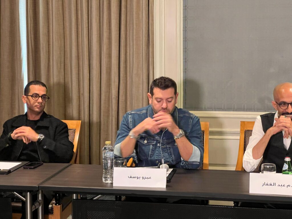 img-20260423-wa0150628550566771724017-1024x768 عمرو يوسف يحتفل  بالعرض الخاص لمسلسله اادديد الفرنساوي