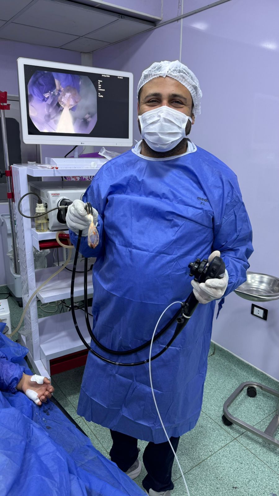 وكيل وزارة الصحة بالشرقية : استخراج بطارية من معدة طفلة ٤ سنوات  بمستشفى أبو كبير المركزي