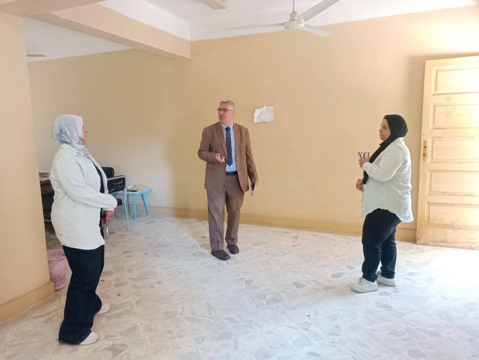 تضامن السويس ومتابعة إنشاءات وحدة الجناين الشاملة