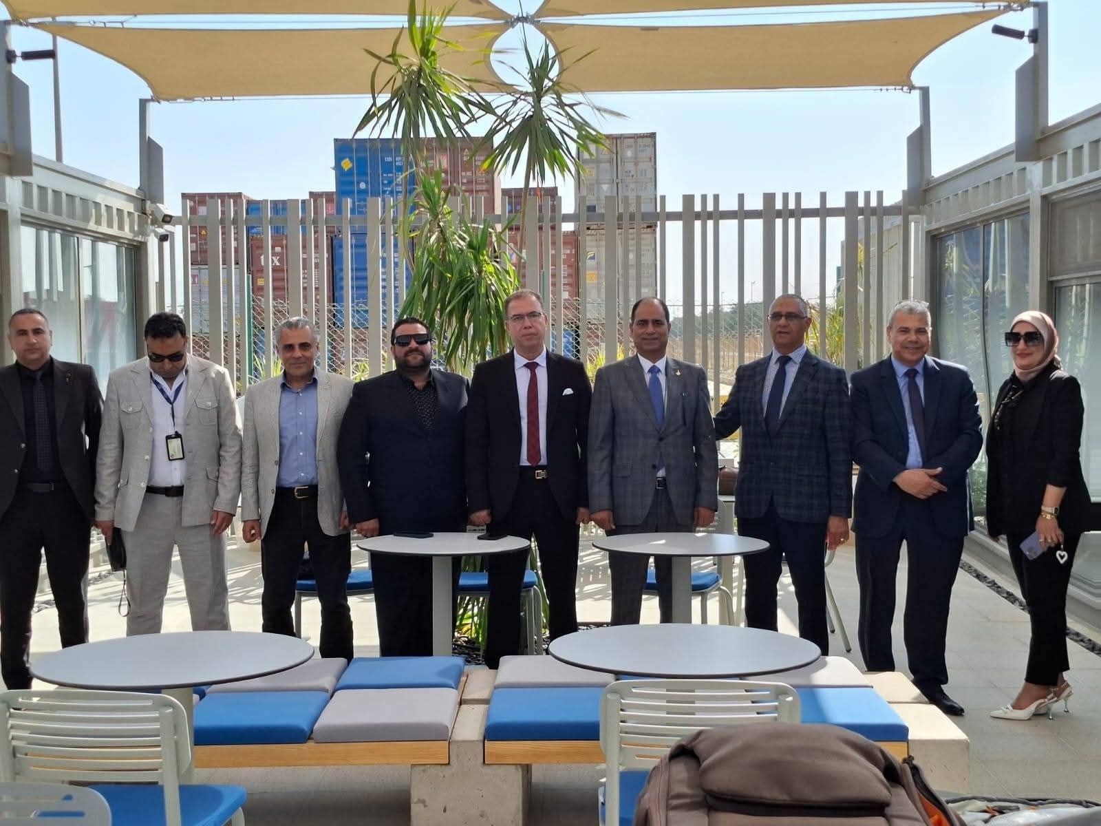 جمارك السخنة بدأت اليوم التشغيل التجريبي لمنظومة الصادر الجديدة المطورة ( UCR ) من المبنى المطور