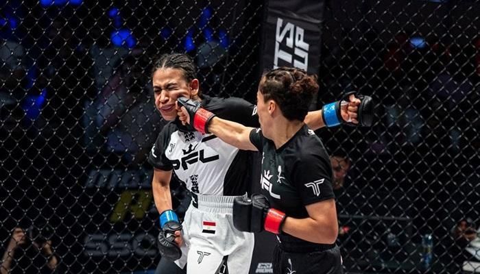 المقاتلة السعودية “هتان السيف” تبدأ مشوارها الاحترافي في دوري المقاتلين المحترفين من جدة