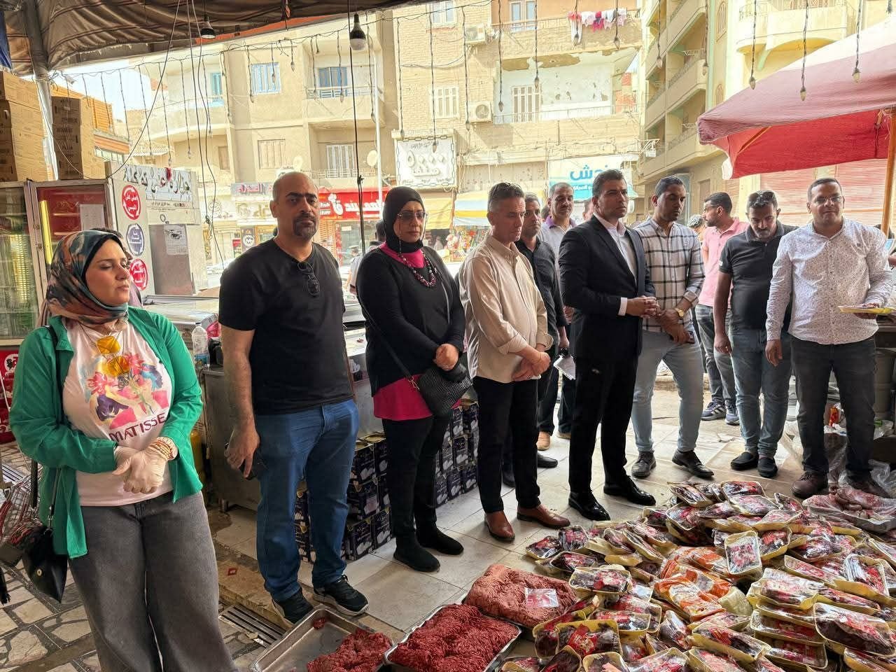 حملة مكبرة بالسويس تضبط لحومًا غير صالحة للإستهلاك الآدمي.