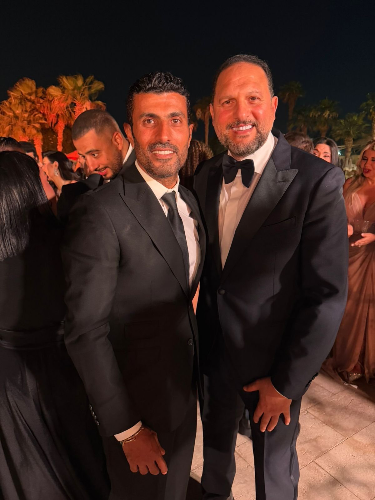 بالصور.. يسرا ومي عمر ومحمد سامي وعماد زيادة يحتفلون بزفاف ماركو نجل إدوارد