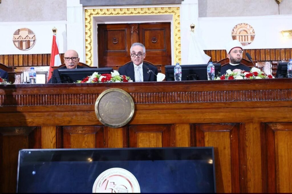 fb_img_1781613000979200391381844338610-1024x682 وزير العدل يشارك في احتفالية اليوبيل الذهبي لنيابة النقض بدار القضاءالعالي