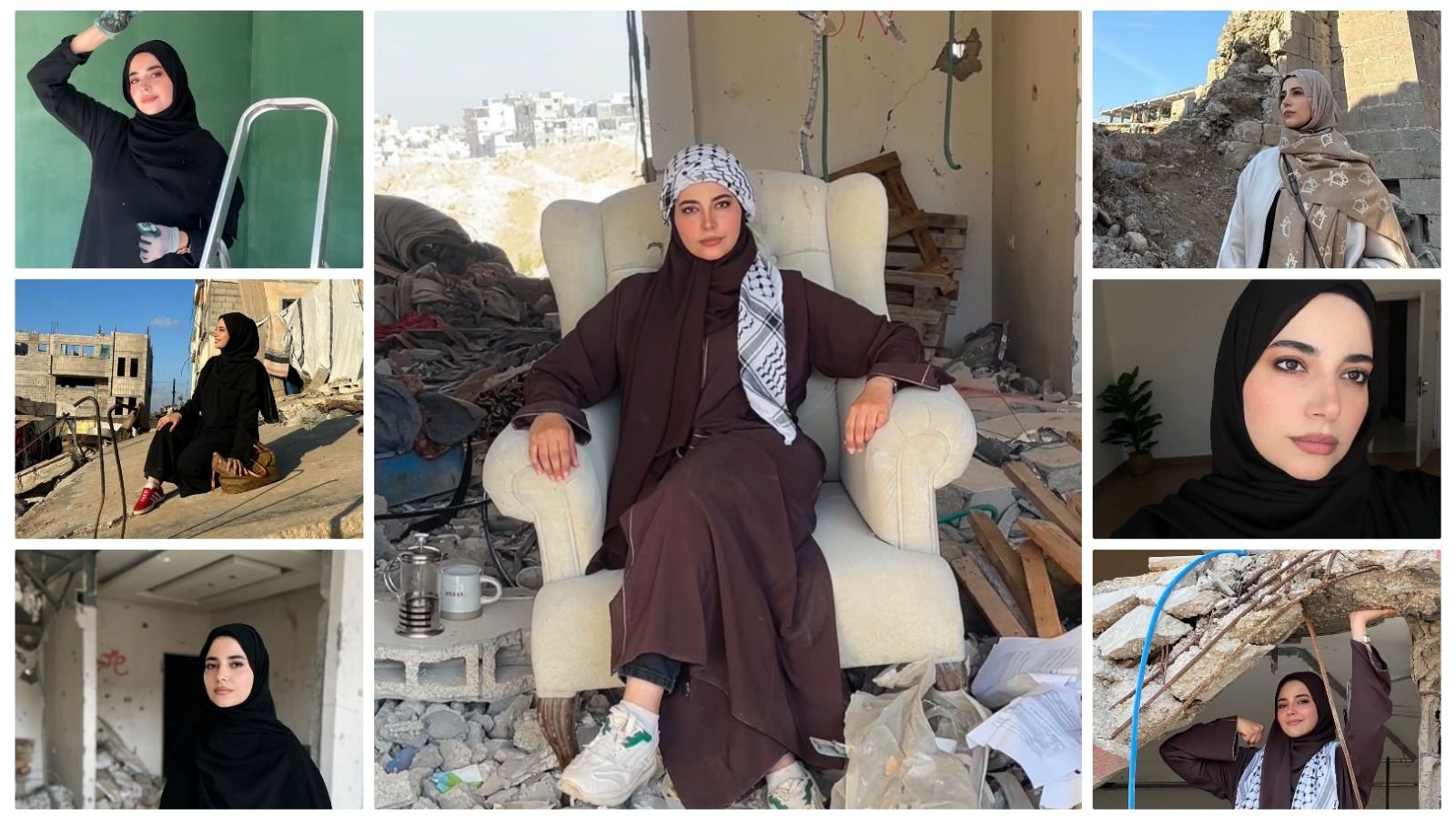 بسمة أبو شهلا.. ناشطة غزاوية تنقل معاناة القطاع إلى العالم وتدق ناقوس الخطر الإنساني