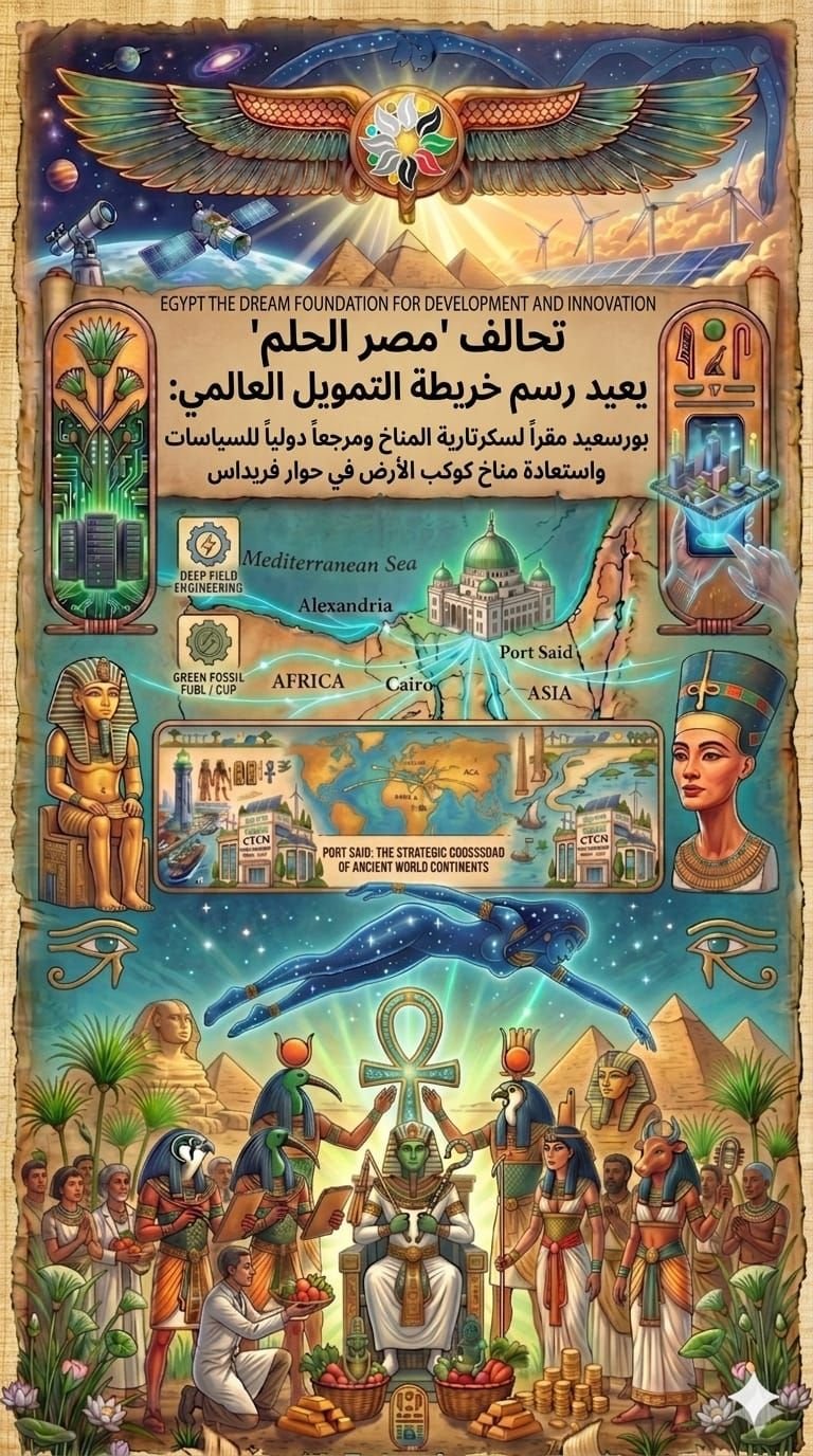 بورسعيد تتصدر المنافسة الدولية لاستضافة مركز تكنولوجيا المناخ التابع للأمم المتحدة بقيادة مؤسسة مصر الحلم