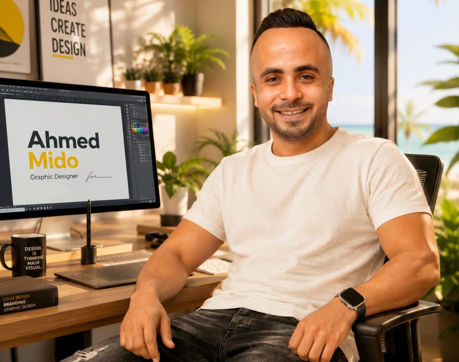 في عيد ميلاده.. أحمد ميدو قصة نجاح ملهمة لمصمم جرافيك صنع اسمه بالإبداع والاجتهاد وتلقى تهاني نجوم الفن والإعلام
