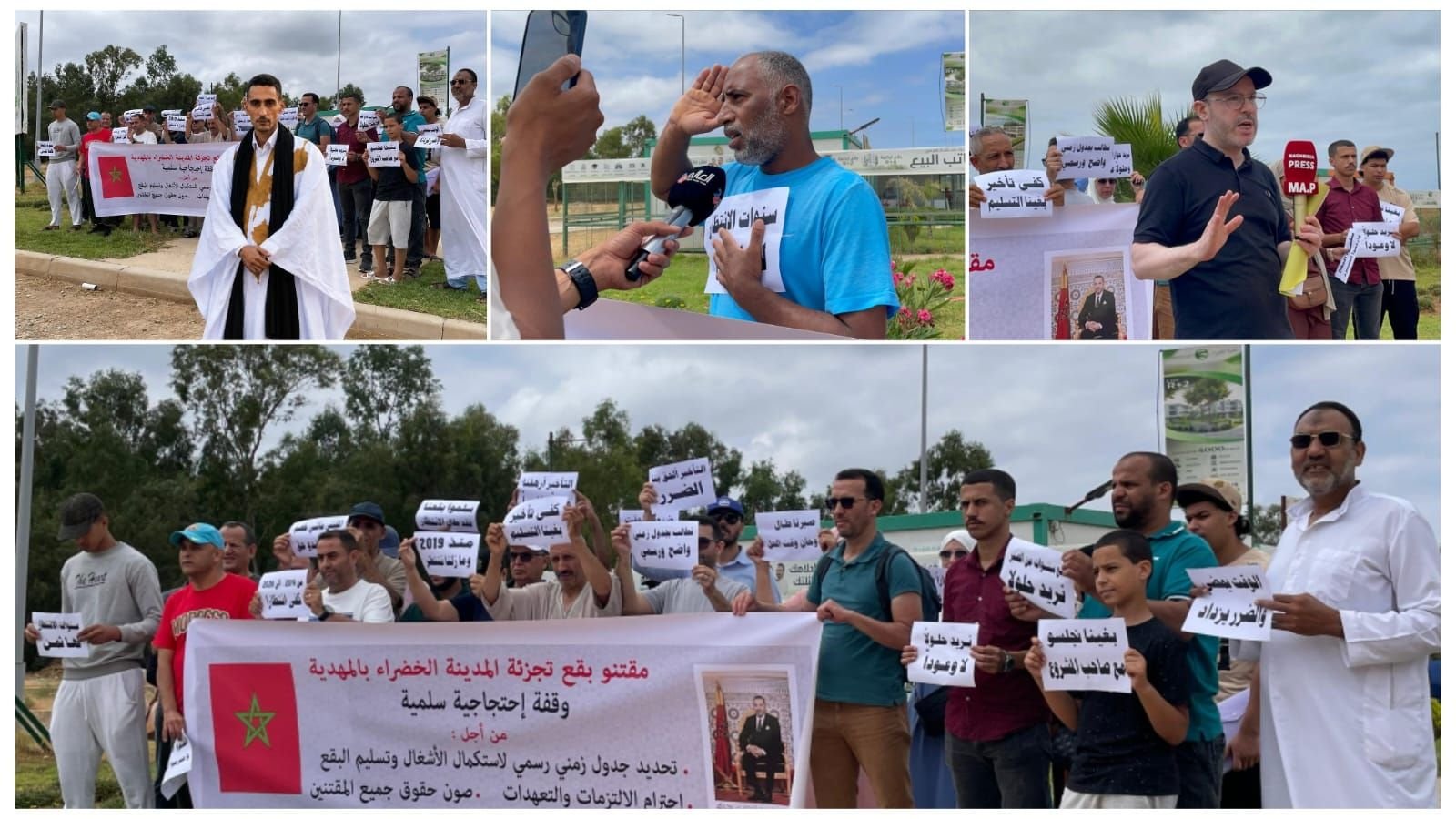 مقتنو بقع تجزئة المدينة الخضراء بالمهدية يطالبون بإنهاء سنوات الانتظار وتسريع تسليم البقع