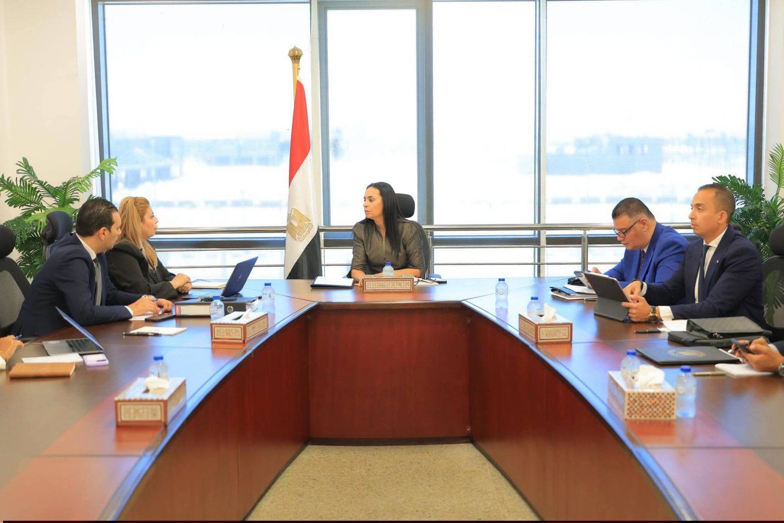 وزيرة التضامن الاجتماعي تتابع الخطة التنفيذية لصندوق دعم الصناعات الريفية والبيئية