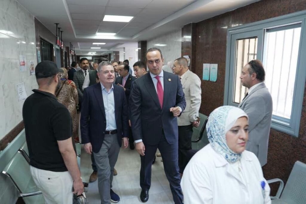 fb_img_17841974063657935220842323419073-1024x684 رئيس هيئة الرعاية الصحية والمديران التنفيذيان لهيئتي الرعاية الصحية والتأمين الصحي الشامل يستقبلون السيد باسكال دونوهو العضو المنتدب وكبير مسؤولي المعرفة بمجموعة البنك الدولي والوفد رفيع المستوى المرافق له للاطلاع على نجاحات منظومة التأمين الصحي الشامل وبحث سبل دعم المرحلة الثانية من المنظومة