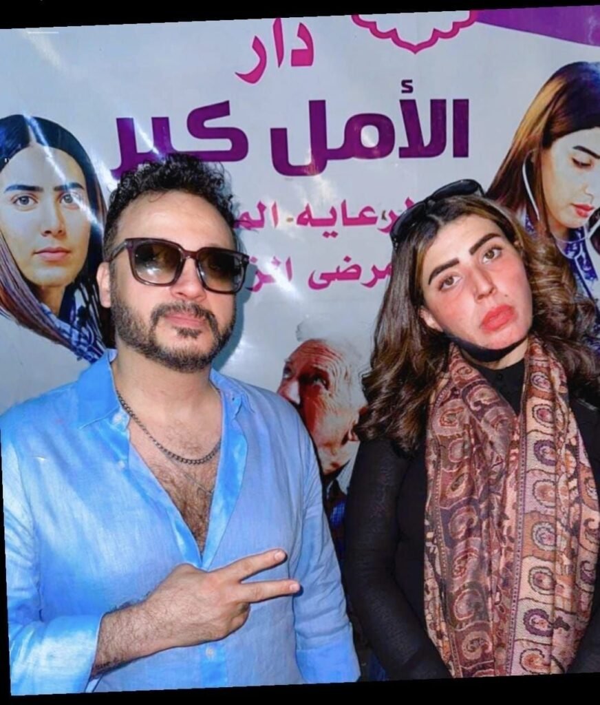 img-20260709-wa00001460278114439245282-872x1024 خلال زيارته لدار «الأمل كير» لرعاية المسنين الفنان ايساف يصف الدكتوره أمل بالبطله