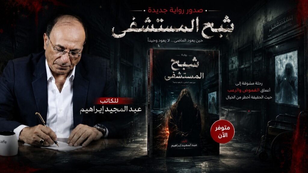 img-20260823-wa01017657624914884988882-1024x576 الكاتب عبدالمجيد إبراهيم يقتحم عالم الغموض والتشويق بروايته الجديدة «شبح المستشفى»