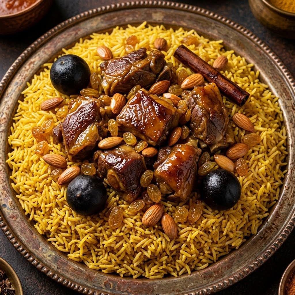 كبسة اللحم الفاخرة في حلة واحدة 🍖🔥