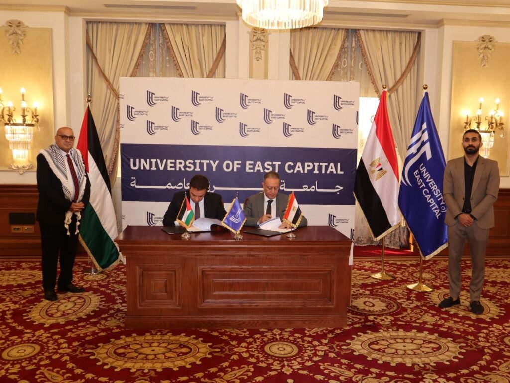 img-20260906-wa01145335149602348675123-1024x769 بالصور .. رئيس جامعة شرق العاصمة&nbsp; يوقع اتفاقية تعاون مع سفارة دولة فلسطين بالقاهرة