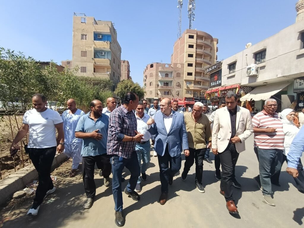 img-20260907-wa0130980991058468886218-1024x768 نائب محافظ الجيزة يتابع ميدانيا مشروع الرصف والتطوير بطريق المية الرابط بين طريق البراجيل كومبره بمحور ٢٦ يوليو