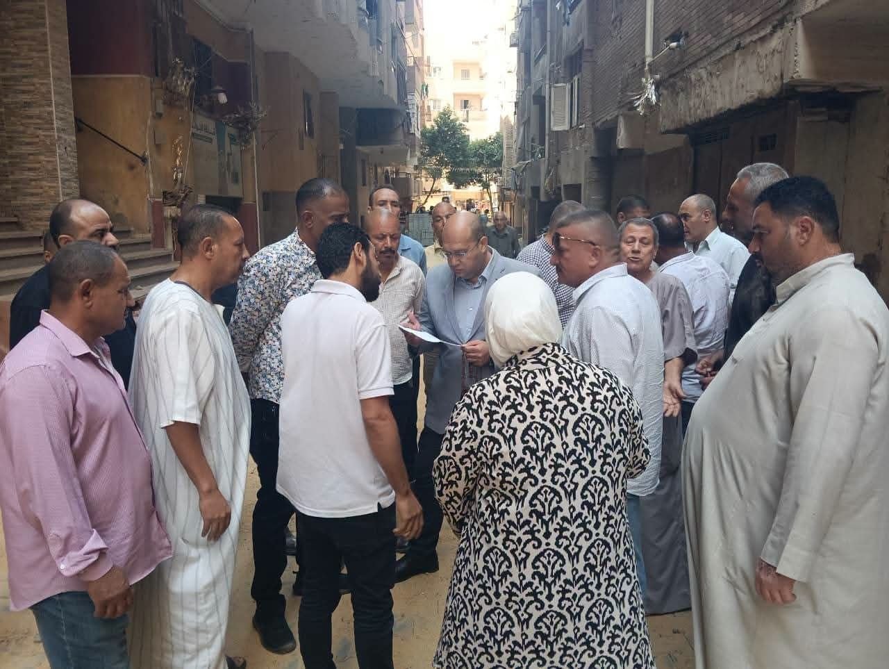 جولة ميدانية لنائب محافظ الجيزة بمدينة الحوامدية