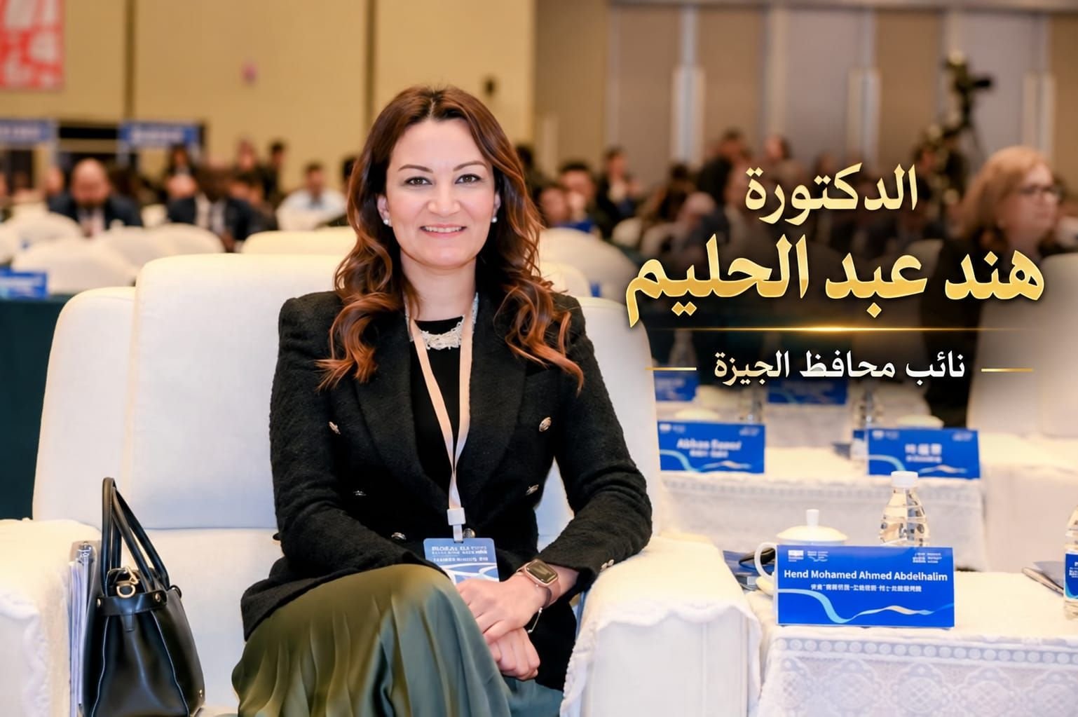هند عبد الحليم.. سنوات من العمل التنفيذي داخل محافظة الجيز