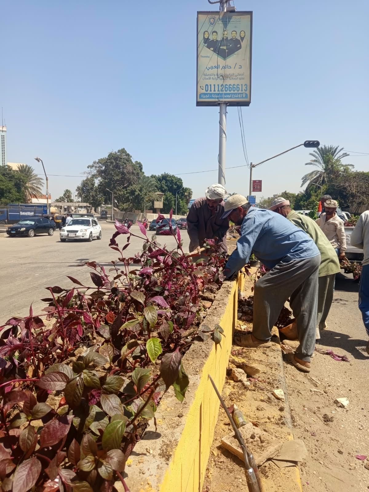 بناء على توجيهات الدكتور أحمد الأنصاري محافظ الجيزة