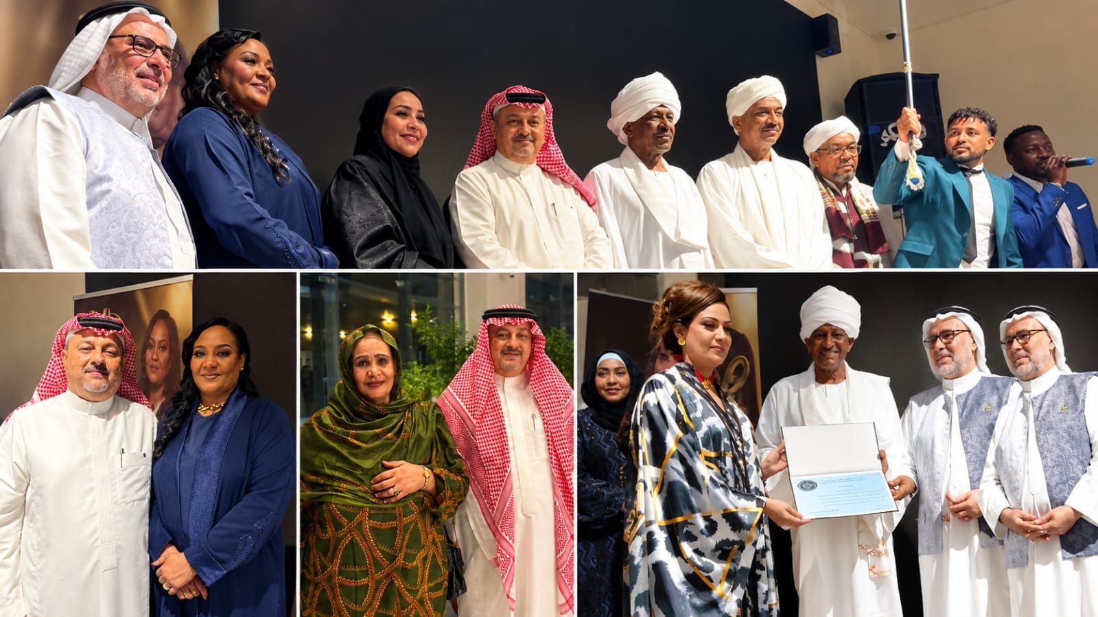 الاتحاد السينمائي العربي وشركة MA يكرمان الفنانة السودانية العالمية إسلام المبارك في جدة