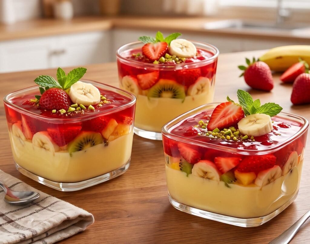 FB_IMG_1793365078116-1024x806 مهلبية جيلي بالفواكه والكاسترد (كاسات الألوان) 🍓