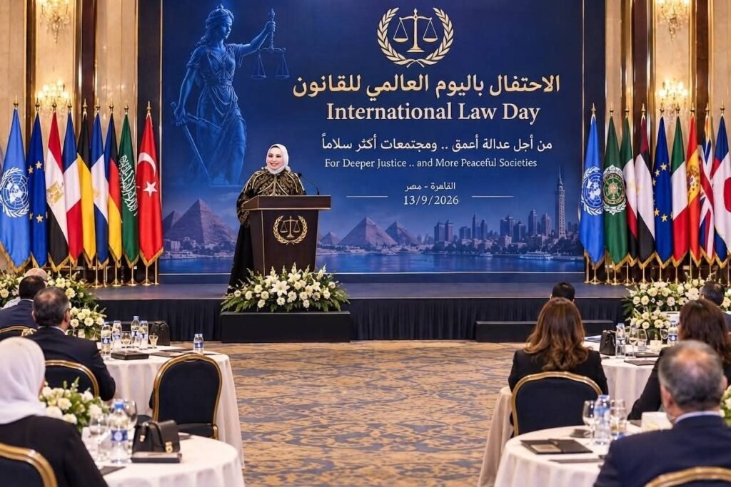 IMG-20261002-WA0020-1024x683 القاهرة تشهد مراسم تكريم "حوراء البوش" في احتفالية يوم القانون العالمي