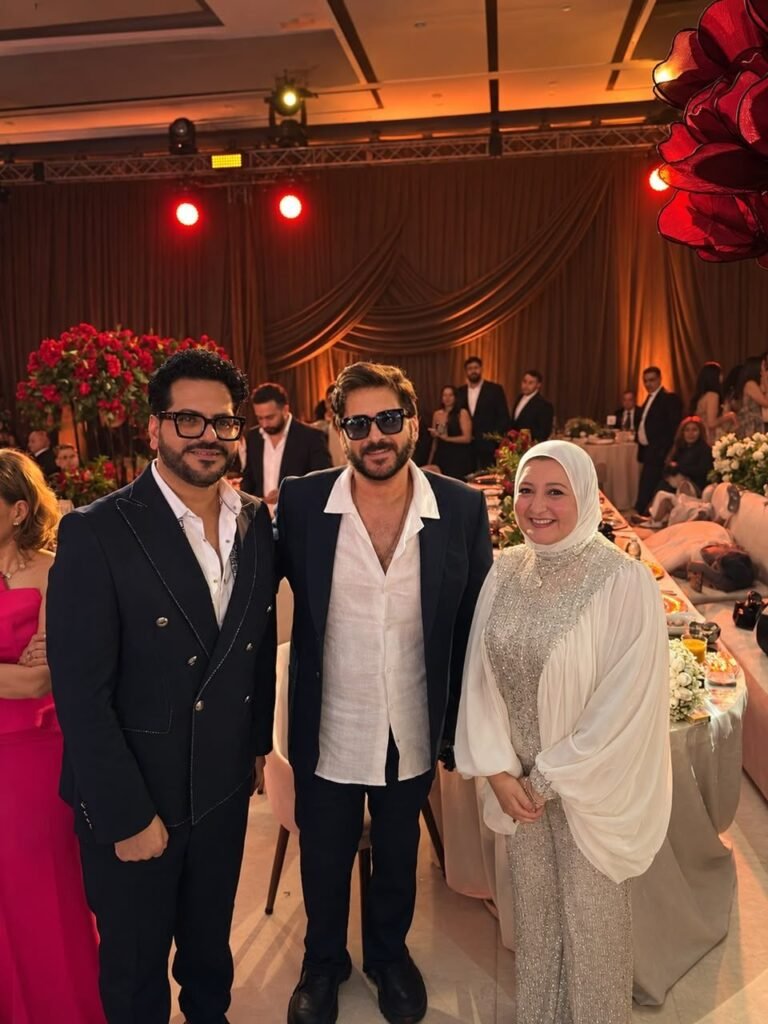 IMG-20261003-WA0031-768x1024 هيثم مازن يعود للظهور بعد أزمته الصحية في حفل زفاف نجل صابرين.. ويستعد لميني ألبوم ورواية جديدة