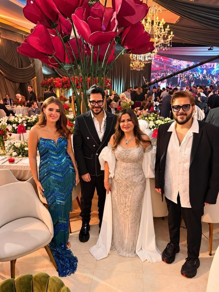 IMG-20261003-WA0032-768x1024 هيثم مازن يعود للظهور بعد أزمته الصحية في حفل زفاف نجل صابرين.. ويستعد لميني ألبوم ورواية جديدة