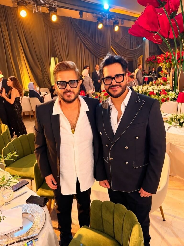 IMG-20261003-WA0033-768x1024 هيثم مازن يعود للظهور بعد أزمته الصحية في حفل زفاف نجل صابرين.. ويستعد لميني ألبوم ورواية جديدة