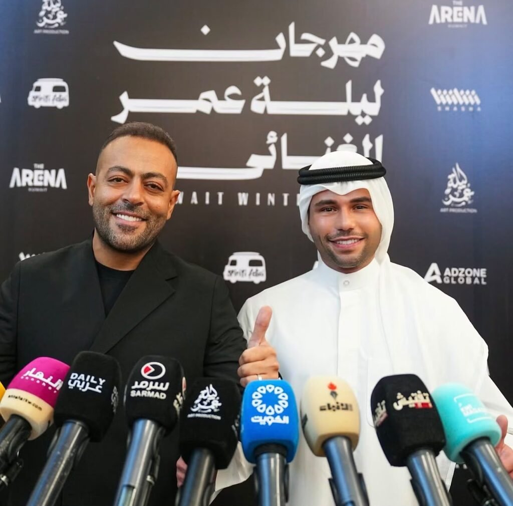 IMG-20261003-WA0095-1024x1010 الجسمي وعاشور يشعلان افتتاح «ليلة عمر 2026» في أرينا الكويت