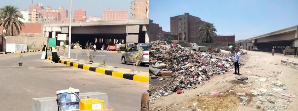IMG-20261008-WA0021-1024x384 إلغاء نقاط تجمع القمامة وزراعتها فى عدد من أحياء الجيزة لتحسين المظهر الحضارى