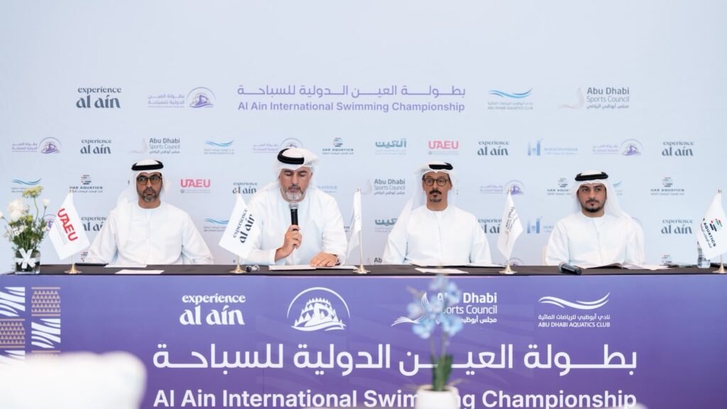 IMG-20261009-WA0019-1024x576 النسخة الأولى من دولية العين للسباحة تستقطب 400 سباح وسباحة