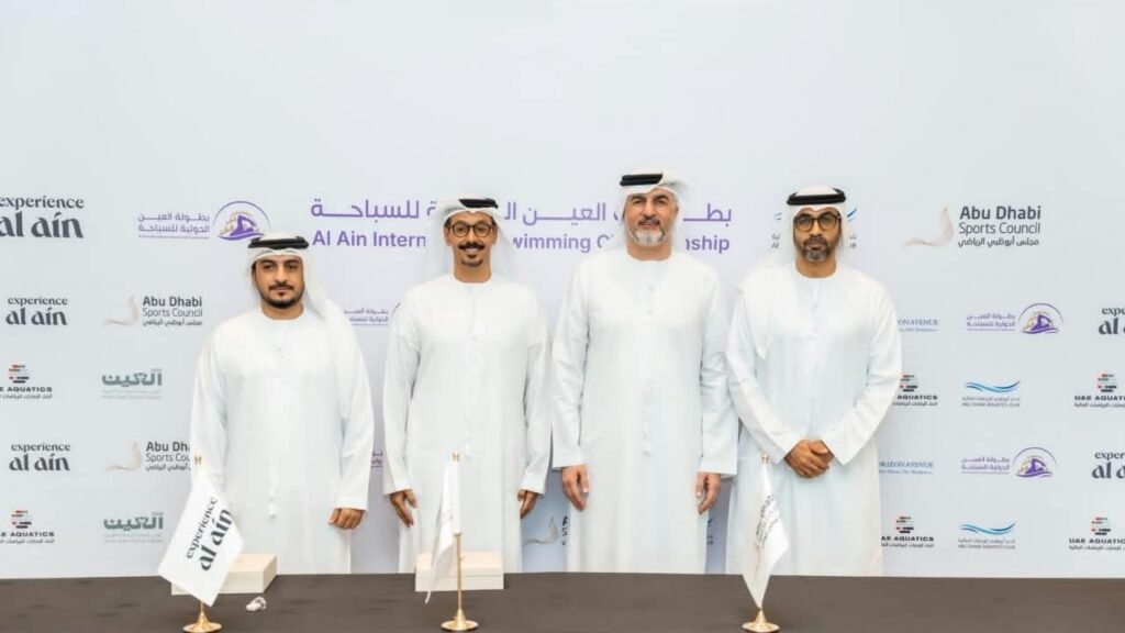 IMG-20261009-WA0020-1024x576 النسخة الأولى من دولية العين للسباحة تستقطب 400 سباح وسباحة